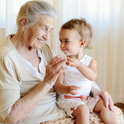 Over one in 10 women in their seventies and eighties regularly care for their grandchildren. 